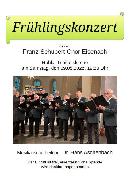 Flyer zu Frühlingskonzert